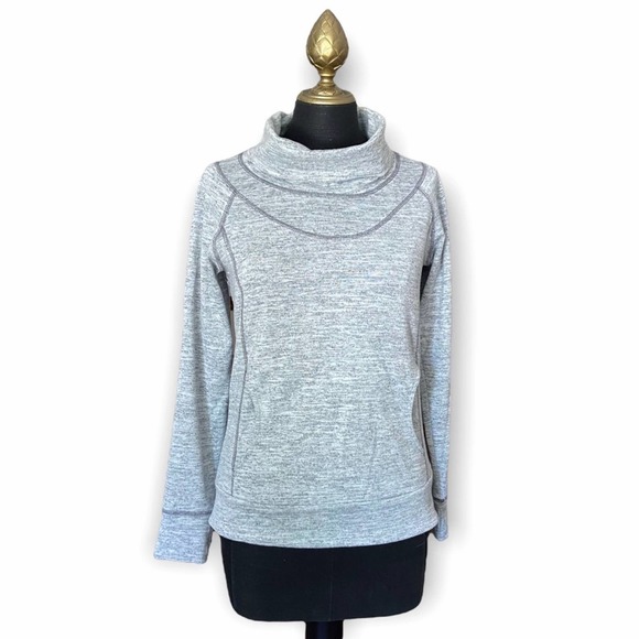 Kuhl Tops - Kuhl Pullover Sweatshirt Cowl Neck Long Sleeve Light Grey Size Small